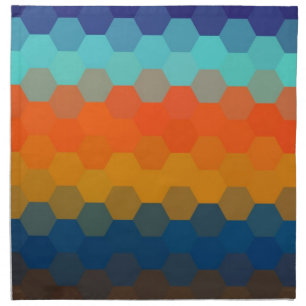 Multicolor Chevron Seamless Pattern 4 Cloth Napkin