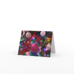 Multicolor Christmas Tree Colorful Holiday Card
