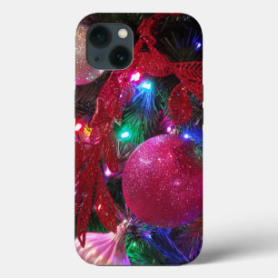 Multicolor Christmas Tree Colorful Holiday iPhone 13 Case