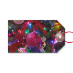 Multicolor Christmas Tree Colorful Holiday Gift Tags