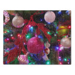 Multicolor Christmas Tree Colorful Holiday Jigsaw Puzzle