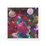 Multicolor Christmas Tree Colorful Holiday Napkins
