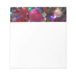 Multicolor Christmas Tree Colorful Holiday Notepad