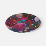 Multicolor Christmas Tree Colorful Holiday Paper Plates