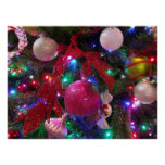 Multicolor Christmas Tree Colorful Holiday Poster