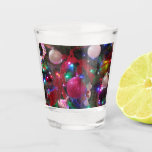 Multicolor Christmas Tree Colorful Holiday Shot Glass