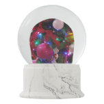 Multicolor Christmas Tree Colorful Holiday Snow Globe