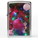 Multicolor Christmas Tree Colorful Holiday Zippo Lighter