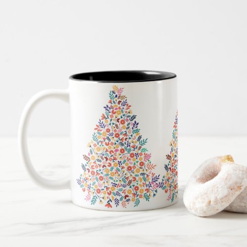 Multicolor Christmas Tree Mug
