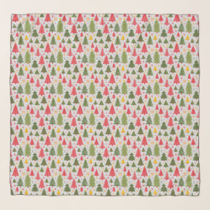 Multicolor Christmas Tree Scarf