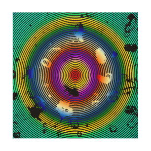 Multicolor Circled Abstract Art