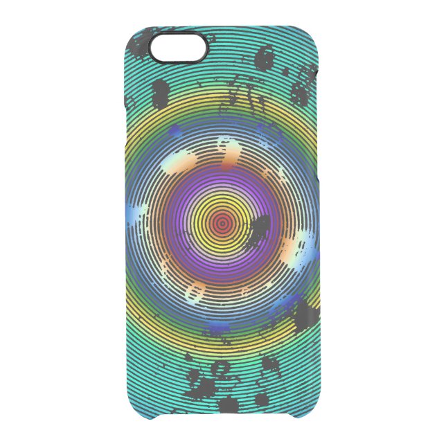Multicolor Circled Pattern Uncommon iPhone Case (Back)