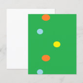 Multicolor circles on green (Front/Back)