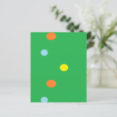Multicolor circles on green (Standing Front)
