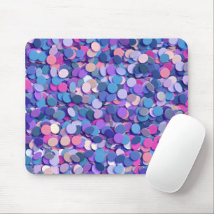 Multicolor Confetti Mouse Pad
