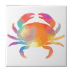 Multicolor Crab Ceramic Tile<br><div class="desc">Multicolor Crab</div>