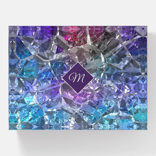Multicolor Crystal Paperweight (Front)