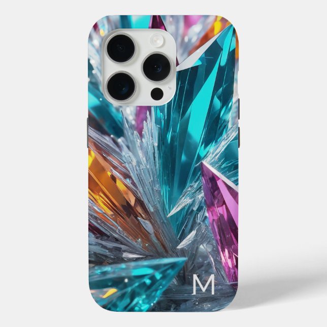 Multicolor Crystals Case-Mate iPhone Case (Back)