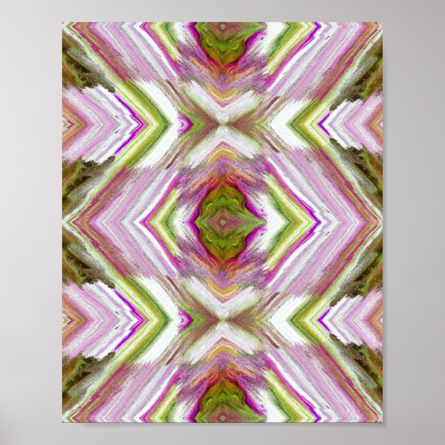 Multicolor diamond shapes print (Front)