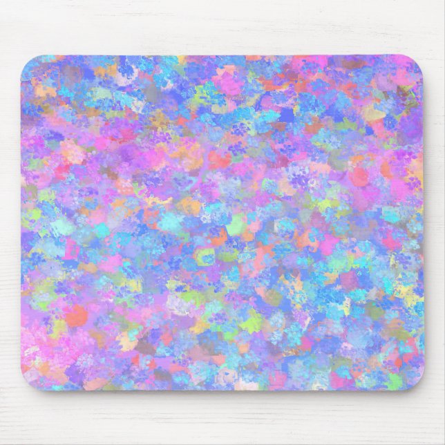 Multicolor Dot Art Mouse Pad (Front)