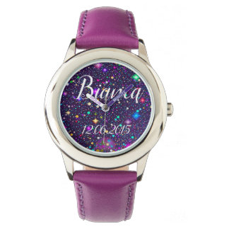 Multicolor dots watch
