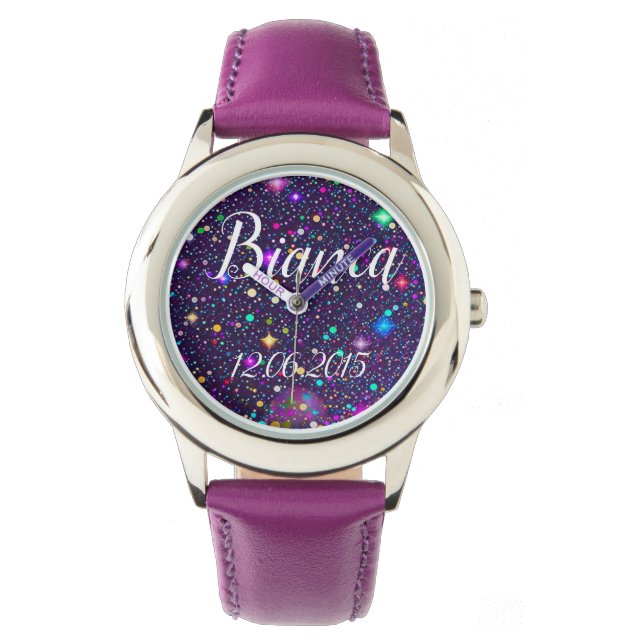 Multicolor dots watch (Front)