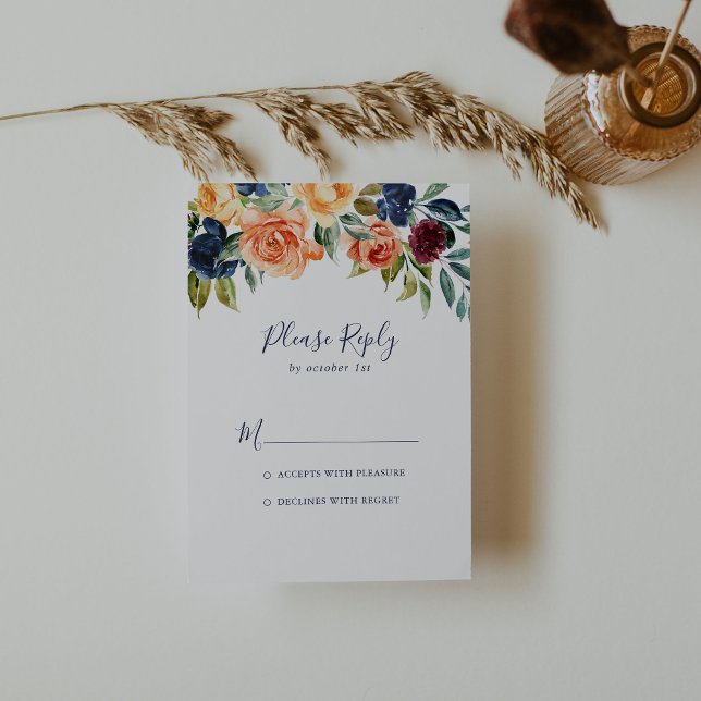 Multicolor Elegant Floral RSVP (Creator Uploaded)