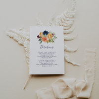 Multicolor Elegant Floral Wedding Directions 