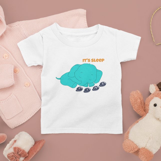 Multicolor Elephant Cartoon  Baby T-Shirt (little boy, girl or mom. anyone loves this shirt for special elephant lovers.)