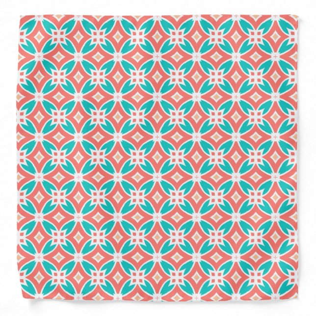 Multicolor Ethnic Pattern Bandana (Front)