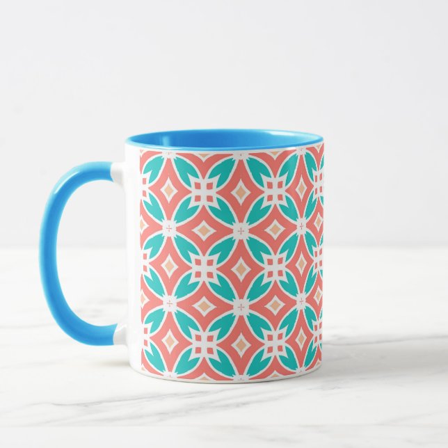 Multicolor Ethnic Pattern Mug (Left)
