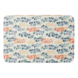 Multicolor Eucalyptus Botanical Bath Mat
