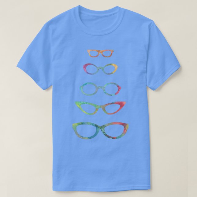 Multicolor Eyeglasses 2 T-Shirt (Design Front)