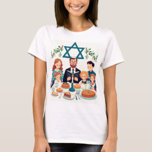 Multicolor Family Hanukkah T-Shirt