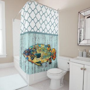 Multicolor Fish 2 Shower Curtain
