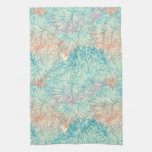 Multicolor Floral Doodle Pattern Towel