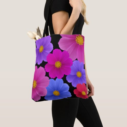 Multicolor Flowers Tote Bag