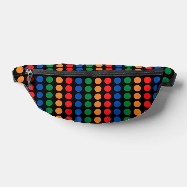 Multicolor Geometric Fanny Pack (Lay Down)