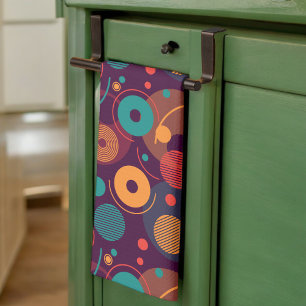 Multicolor Geometric Shapes pattern Kitchen Towel