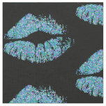 Multicolor Glitter Lips #13 Fabric