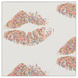 Multicolor Glitter Lips #25 Fabric