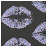 Multicolor Glitter Lips #6 Fabric