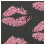 Multicolor Glitter Lips #9 Fabric