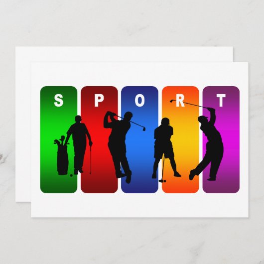 Multicolor Golf Emblem (Front/Back)