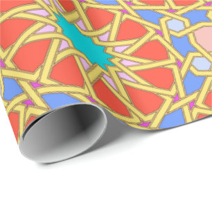 Multicolor Granada Wrapping Paper