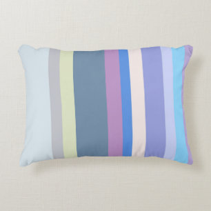 Multicolor Green/Gray/Beige/Pink/Purple/Blue Decorative Pillow
