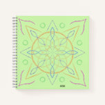 Multicolor Hand-Drawn Mandala Notebook