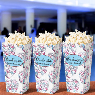 Multicolor Heart Tree Art Special Event Favor Boxes