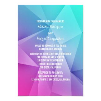 Jewel Toned Autumn Woodland Wedding Shoot Hey Lady Multicolor Jewel Tones Wedding Invitation