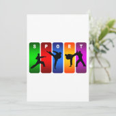 Multicolor Karate Emblem (Standing Front)